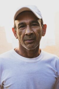 Man in baseball cap